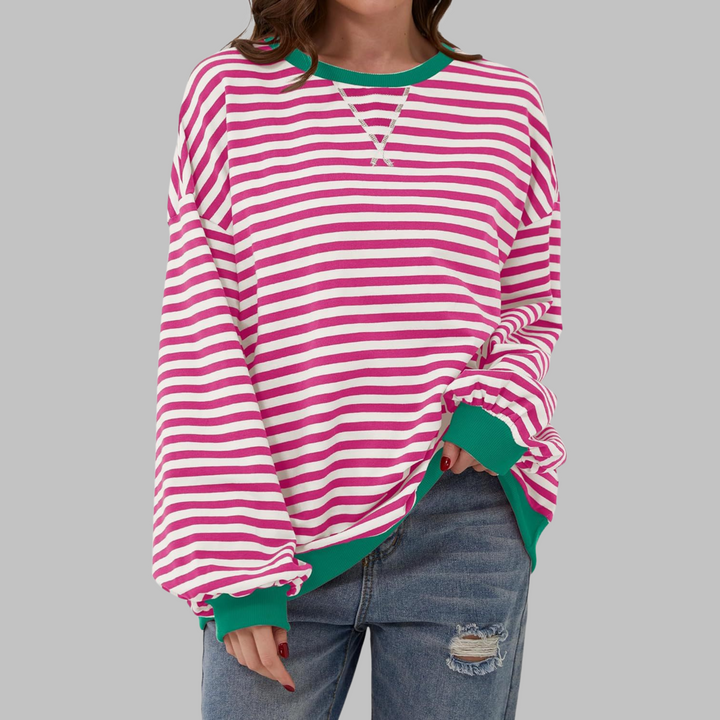 Yasmín | Sweater a rayas de manga larga