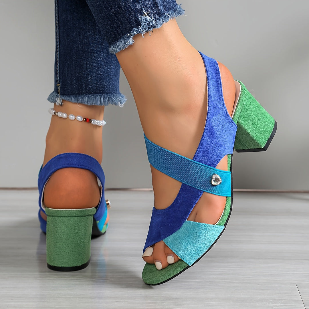 Otilia | Sandalias de taco bajo con plataforma estable