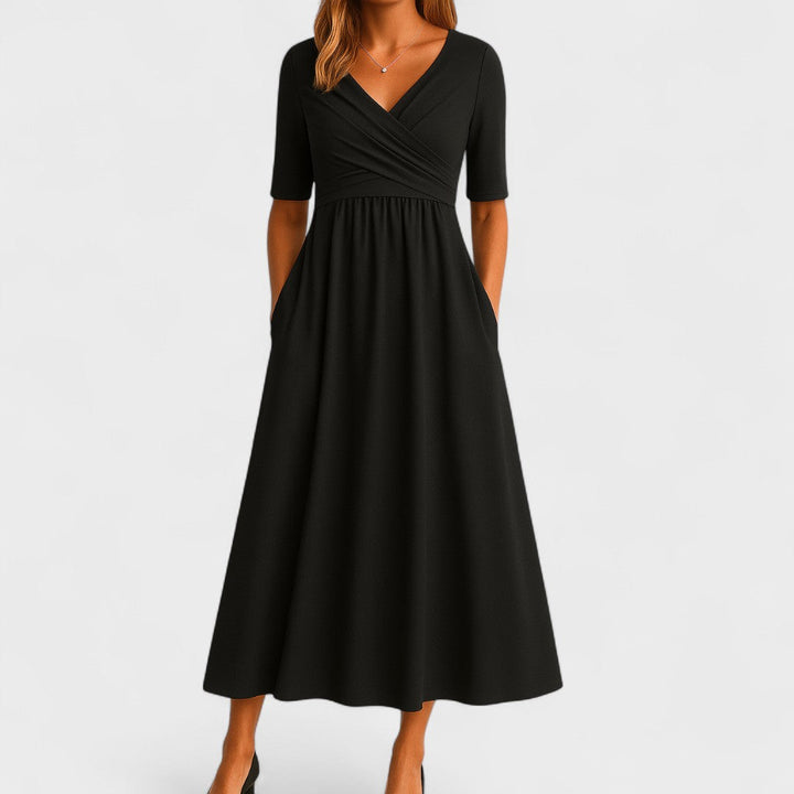 Teresita | Vestido midi plisado