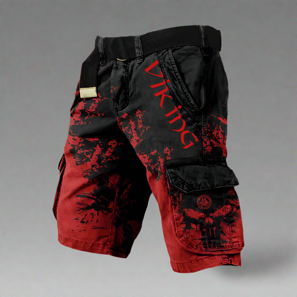 Donato | Shorts cargo estampados para hombre
