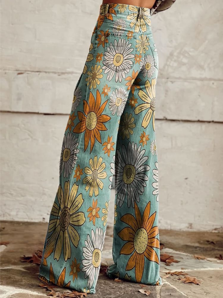 Soledad | Pantalón palazzo estampado floral