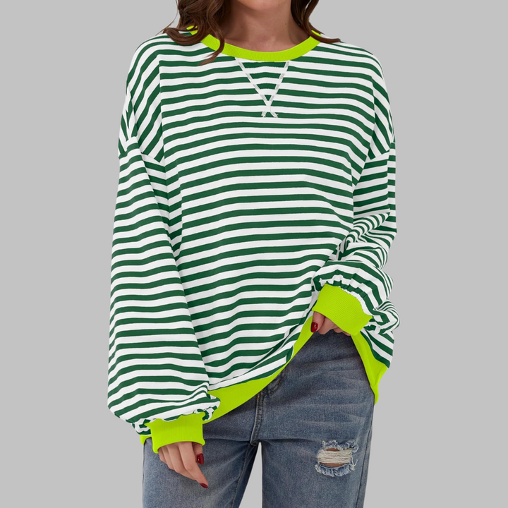 Yasmín | Sweater a rayas de manga larga
