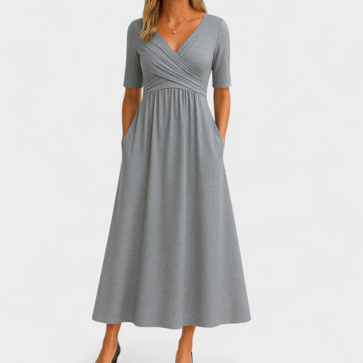 Teresita | Vestido midi plisado