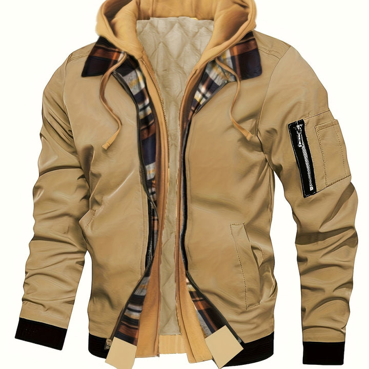 Víctor | Chaqueta con capucha y forro abrigado
