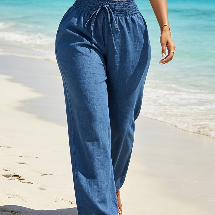 Geraldine | Pantalón ancho fluido