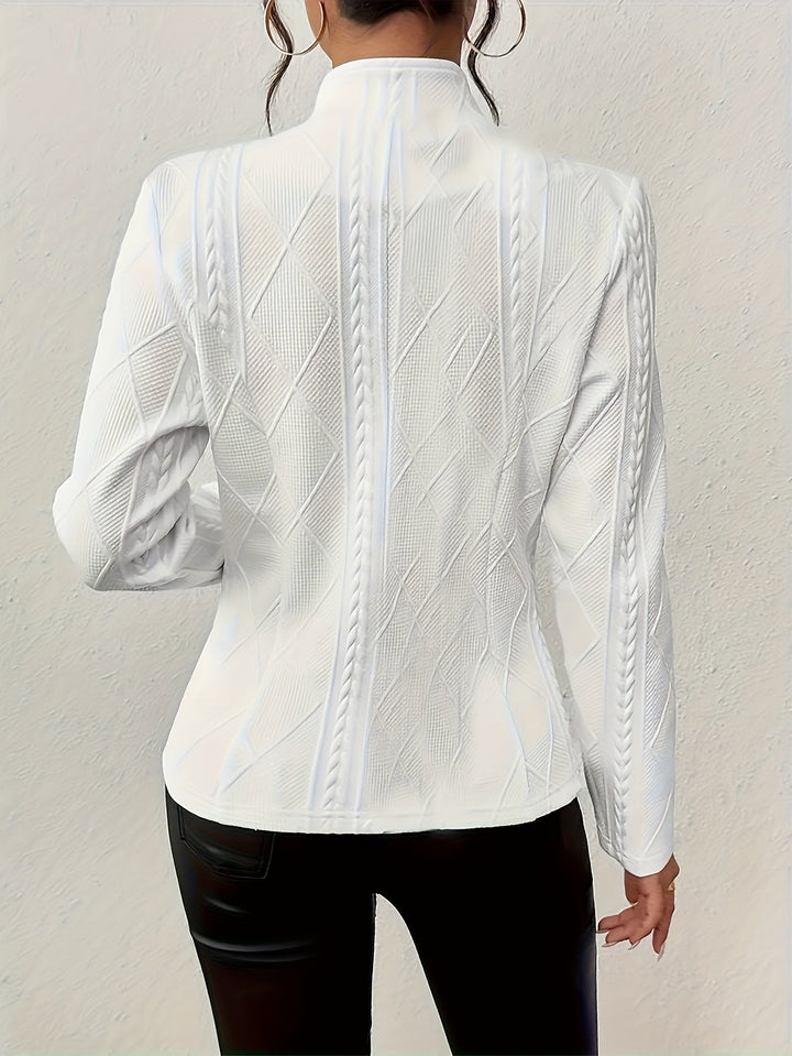 Vanesa | Blazer texturado ceñido a la cintura