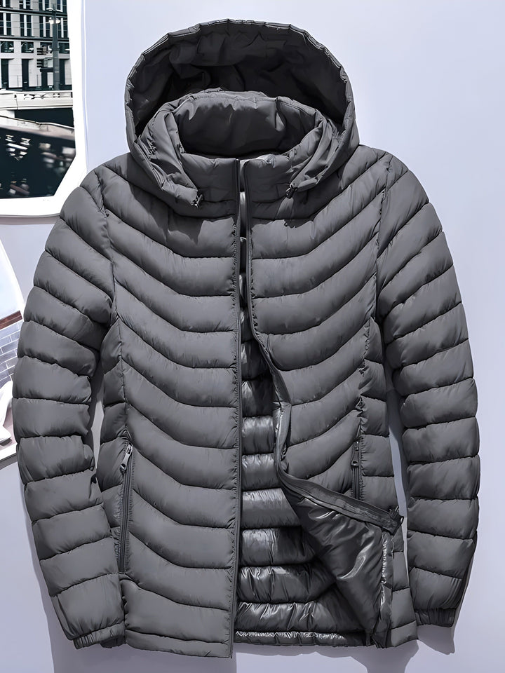 Enzo | Parka acolchada con capucha desmontable