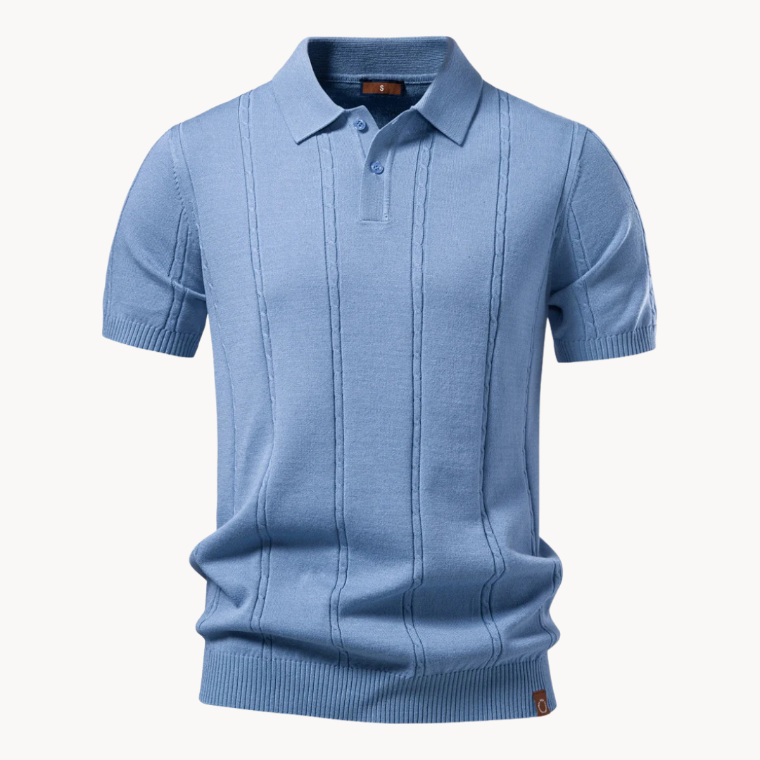 Ferdinando | Camisa de punto con textura lineal