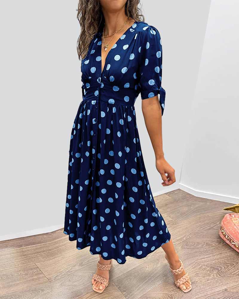 Anna | Vestido de Lunares Femenino y Chic