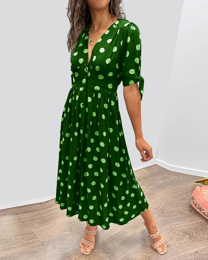 Anna | Vestido de Lunares Femenino y Chic