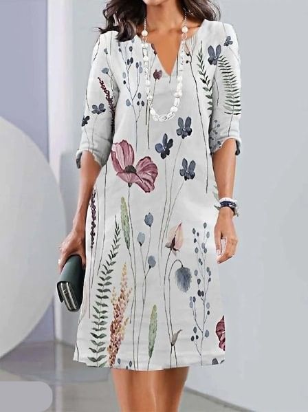 Yohana Andrea | Vestido túnica floral