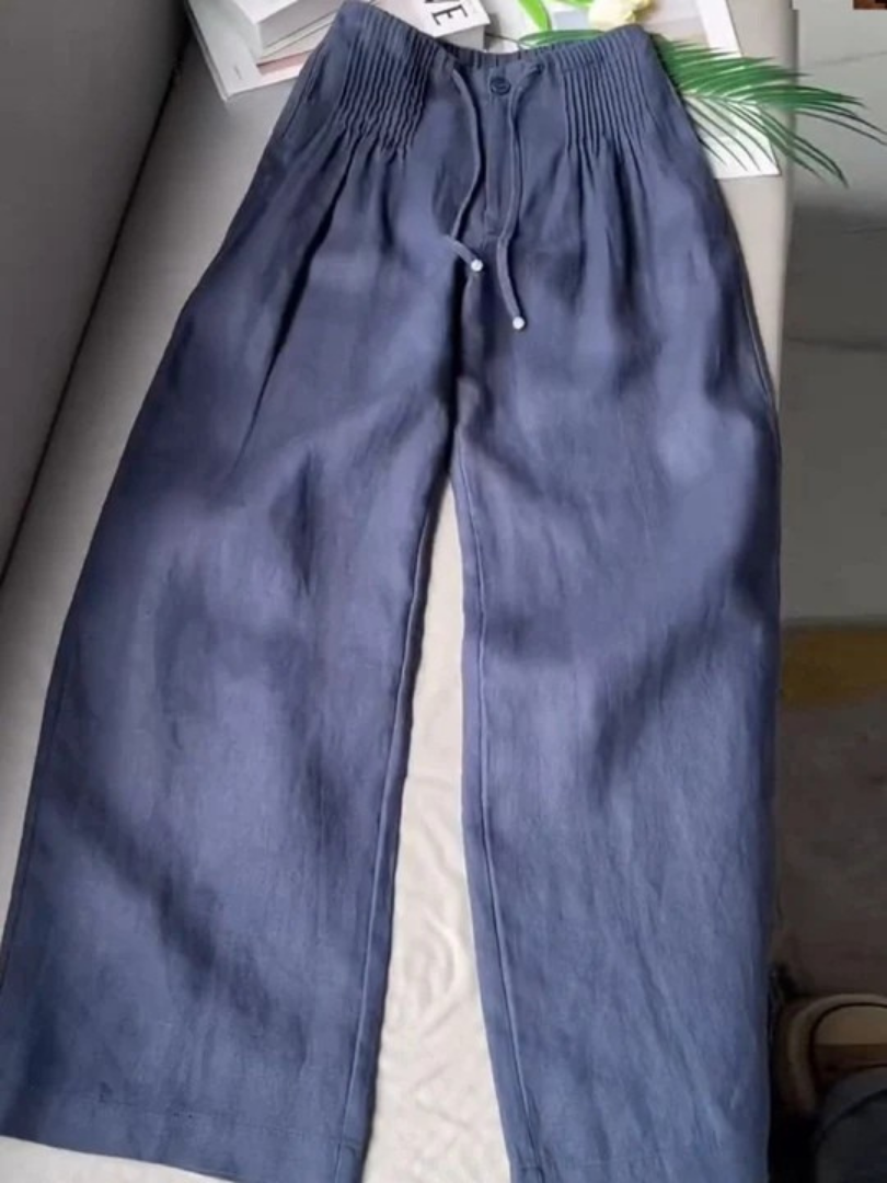 Yessica | Pantalón ancho de tiro alto