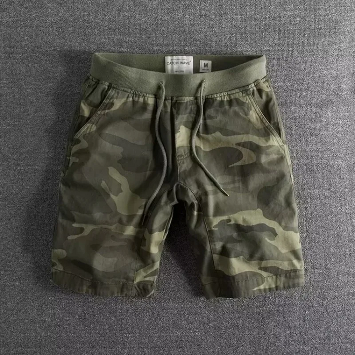 Benjamín | Short camuflado holgado
