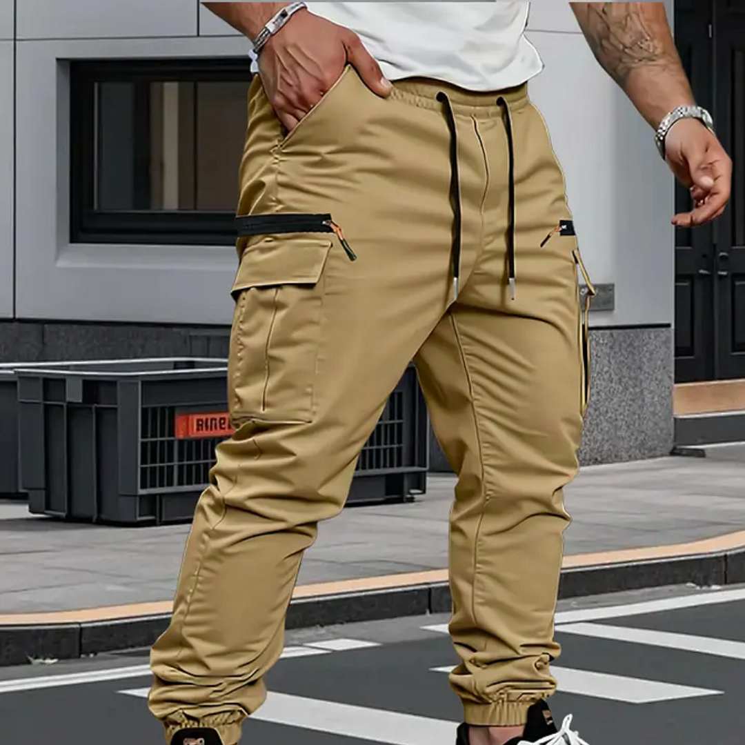 Jhon | Pantalón cargo elasticado
