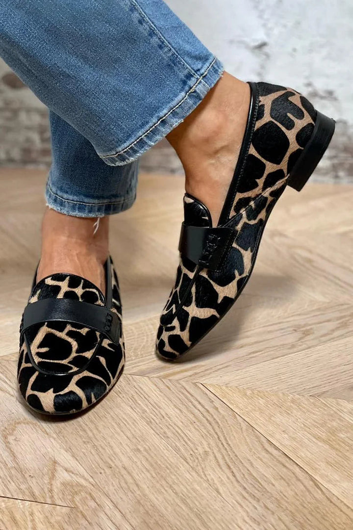 Cielo | Mocasín estampado animal print
