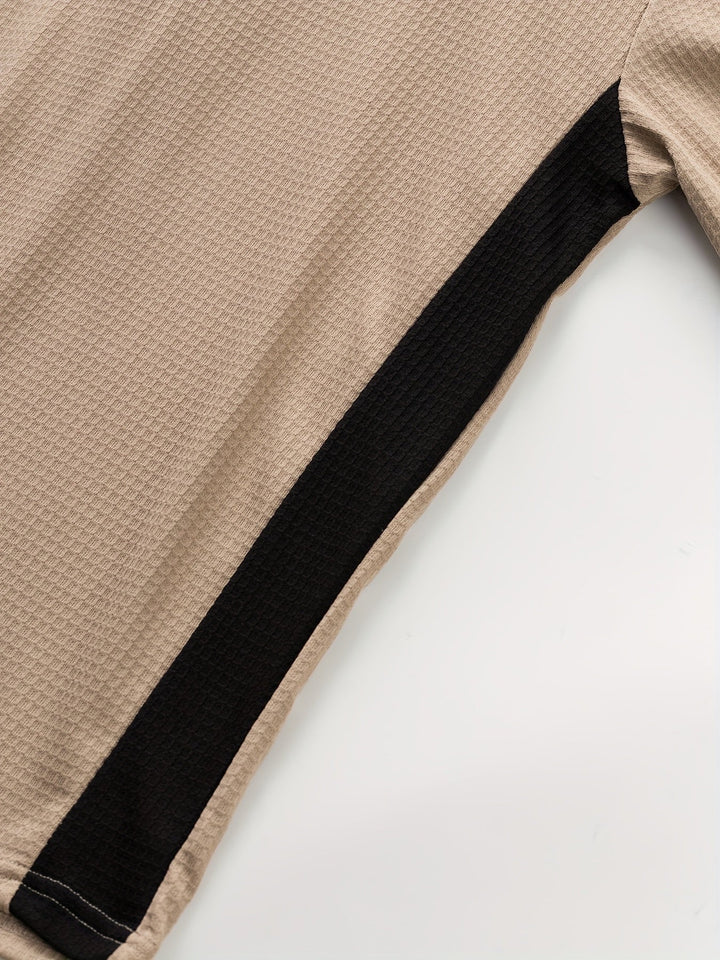 Gunther | Polera henley manga larga con textura
