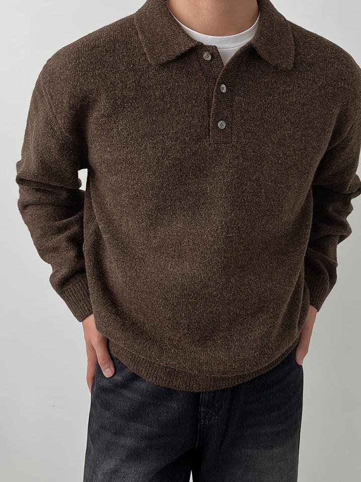 Silvio | Sweater con cuello de polo