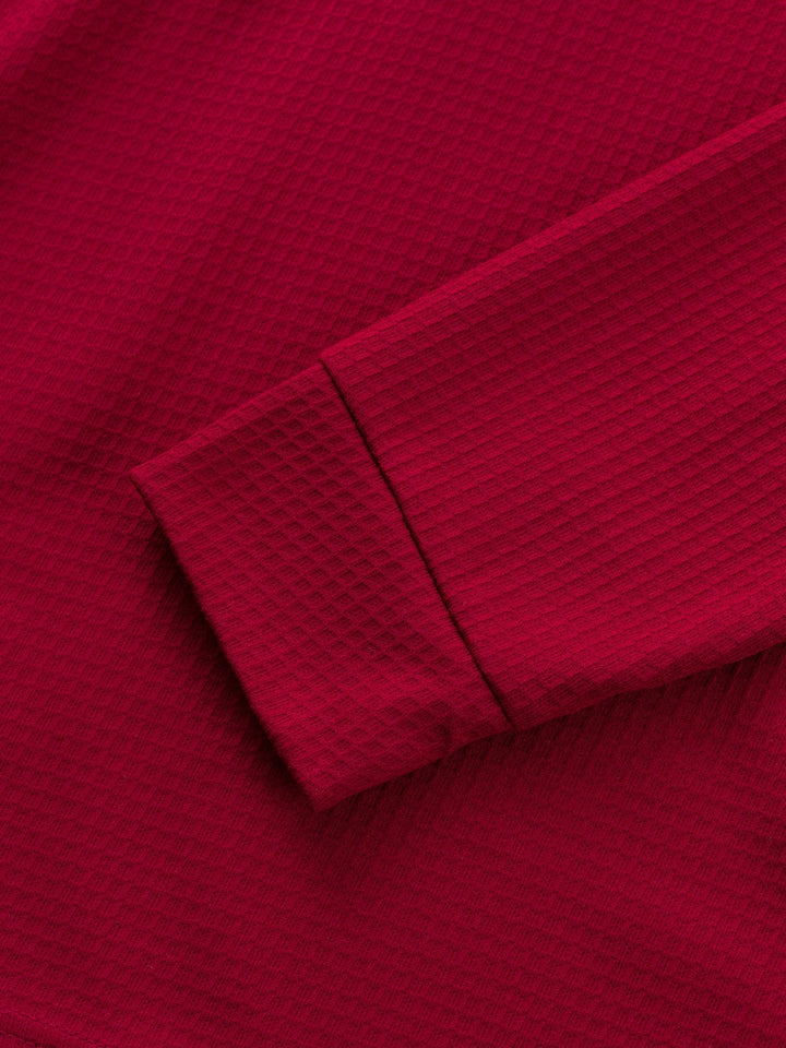 Gunther | Polera henley manga larga con textura