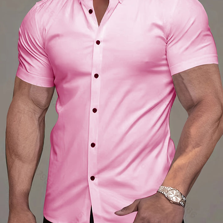 Flavio | Camisa manga corta clásica para hombre