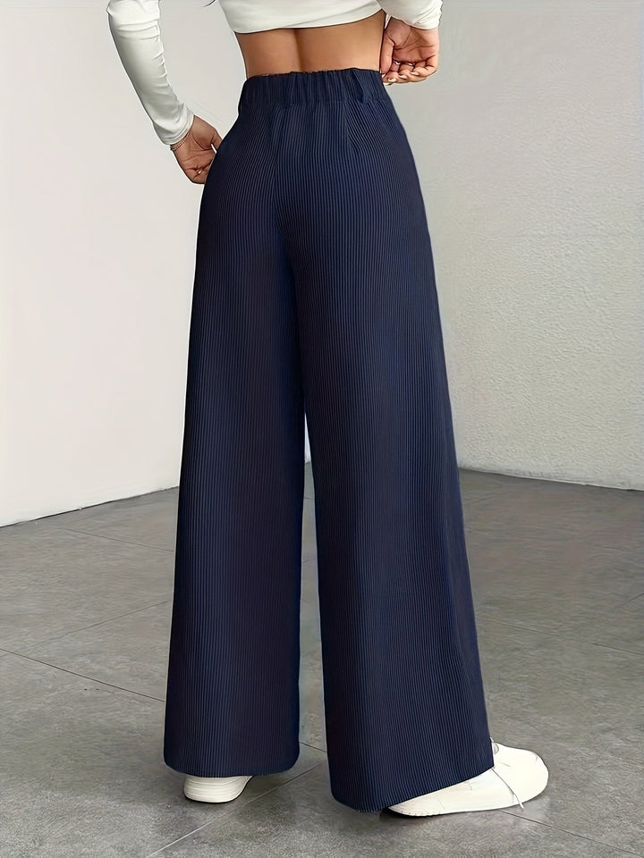 Oriana | Pantalón de tiro alto pierna ancha