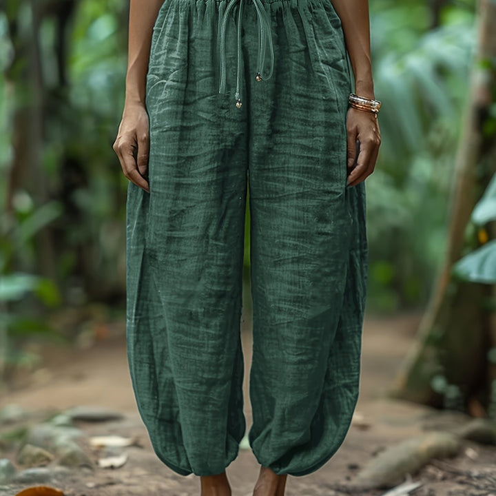 Alfonsina | Pantalón globo con cordón ajustable