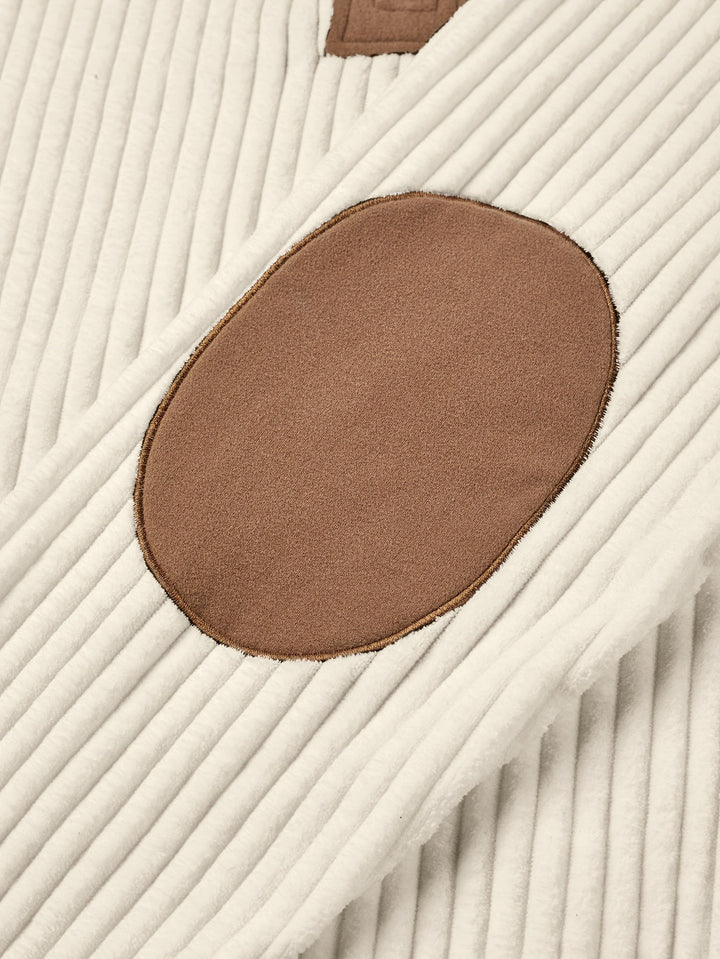 Dante | Sweater bicolor con cierre corto