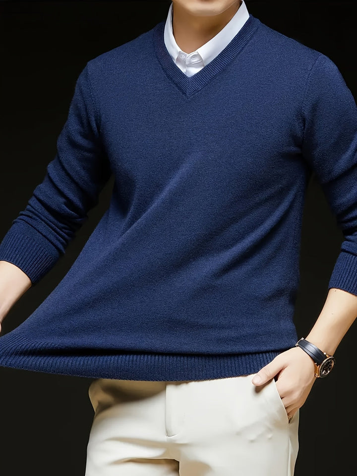 Germán | Sweater cuello V para hombre