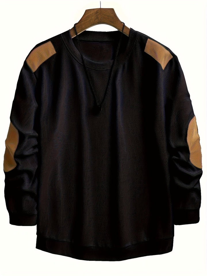 Emilio | Sweater texturado con coderas