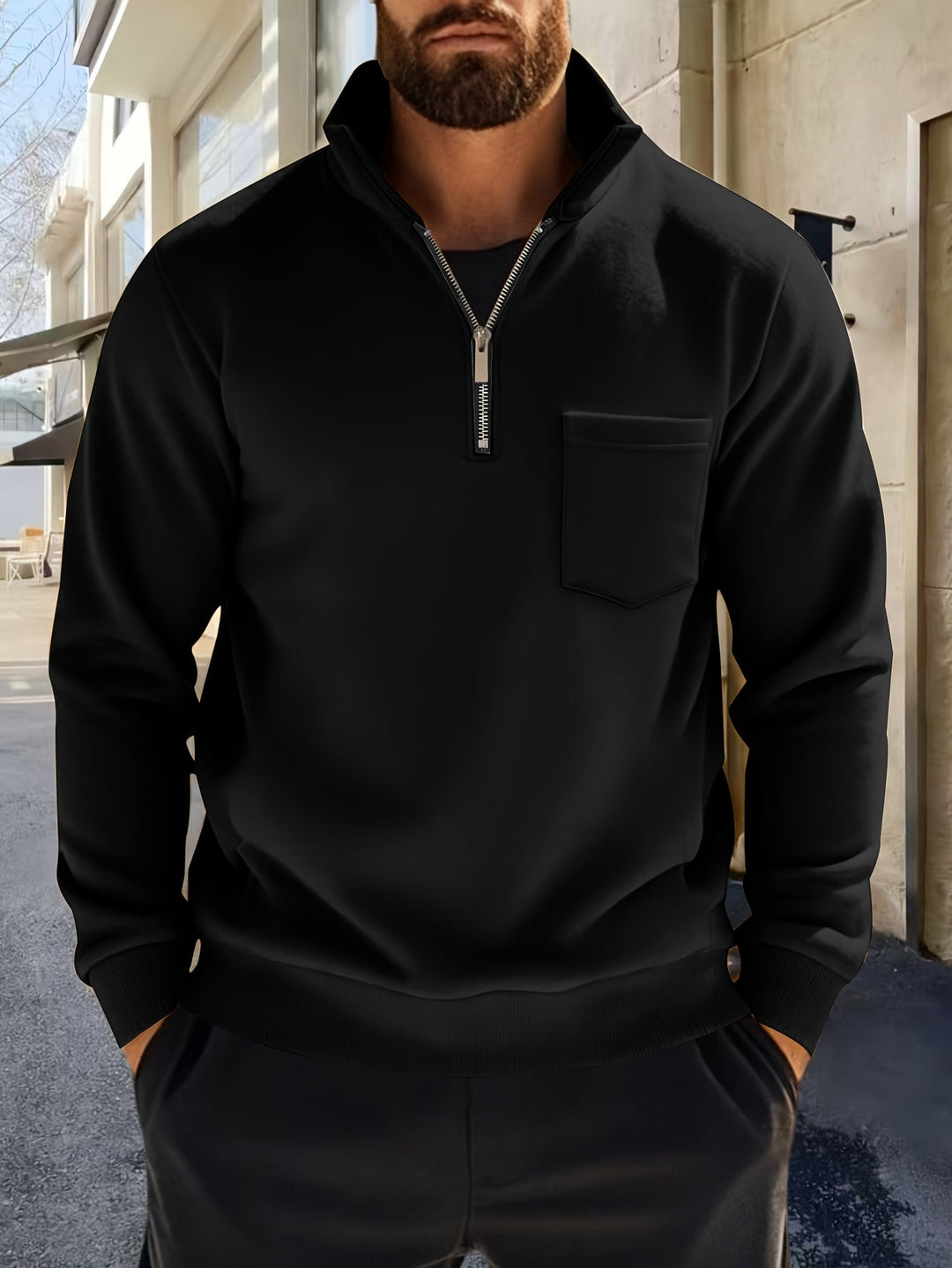 Iván | Sweater medio cierre