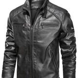 Recaredo | Chaqueta biker con cuello alto