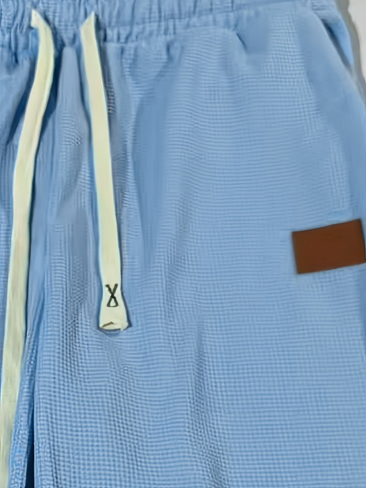 Pablo | Pantalón holgado con textura waffle