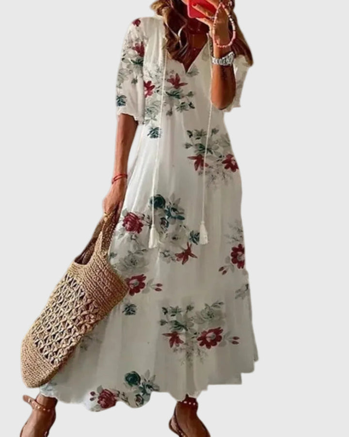 Constanza | Vestido largo boho de verano