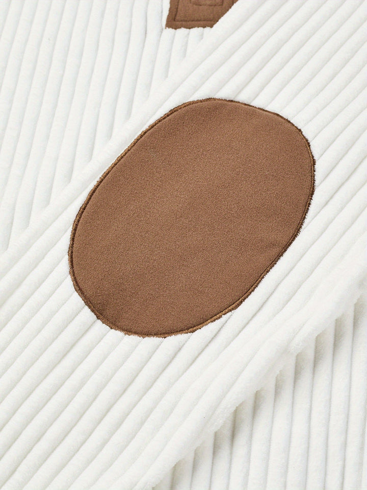 Dante | Sweater bicolor con cierre corto