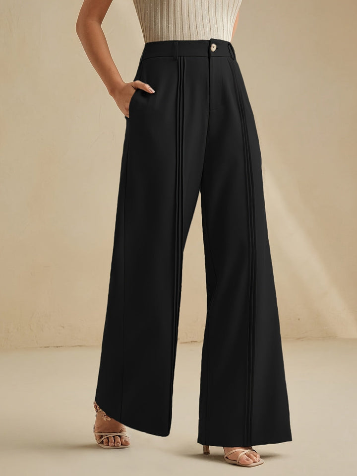 Amaranta | Pantalones anchos con pinzas