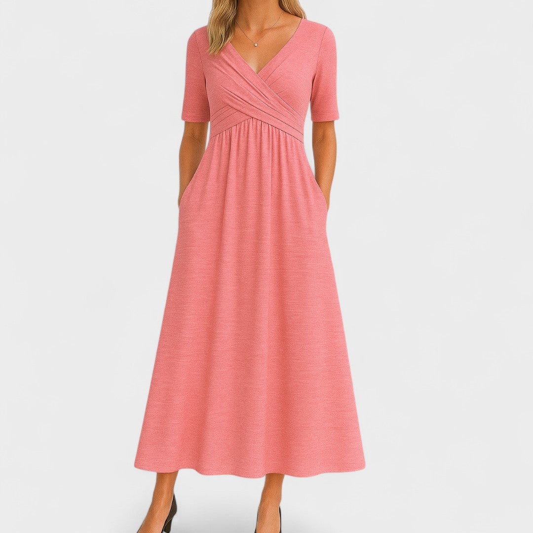 Teresita | Vestido midi plisado