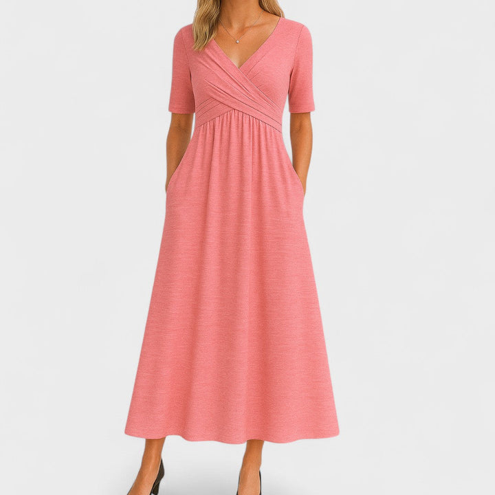 Teresita | Vestido midi plisado