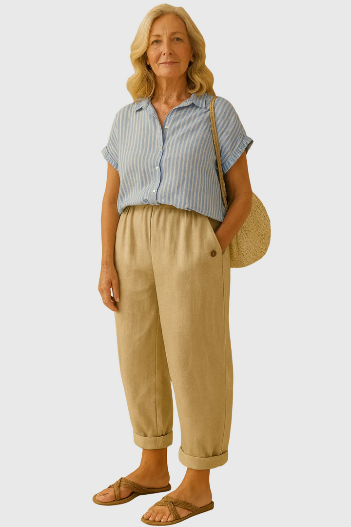 Ayaní | Pantalón liso cómodo