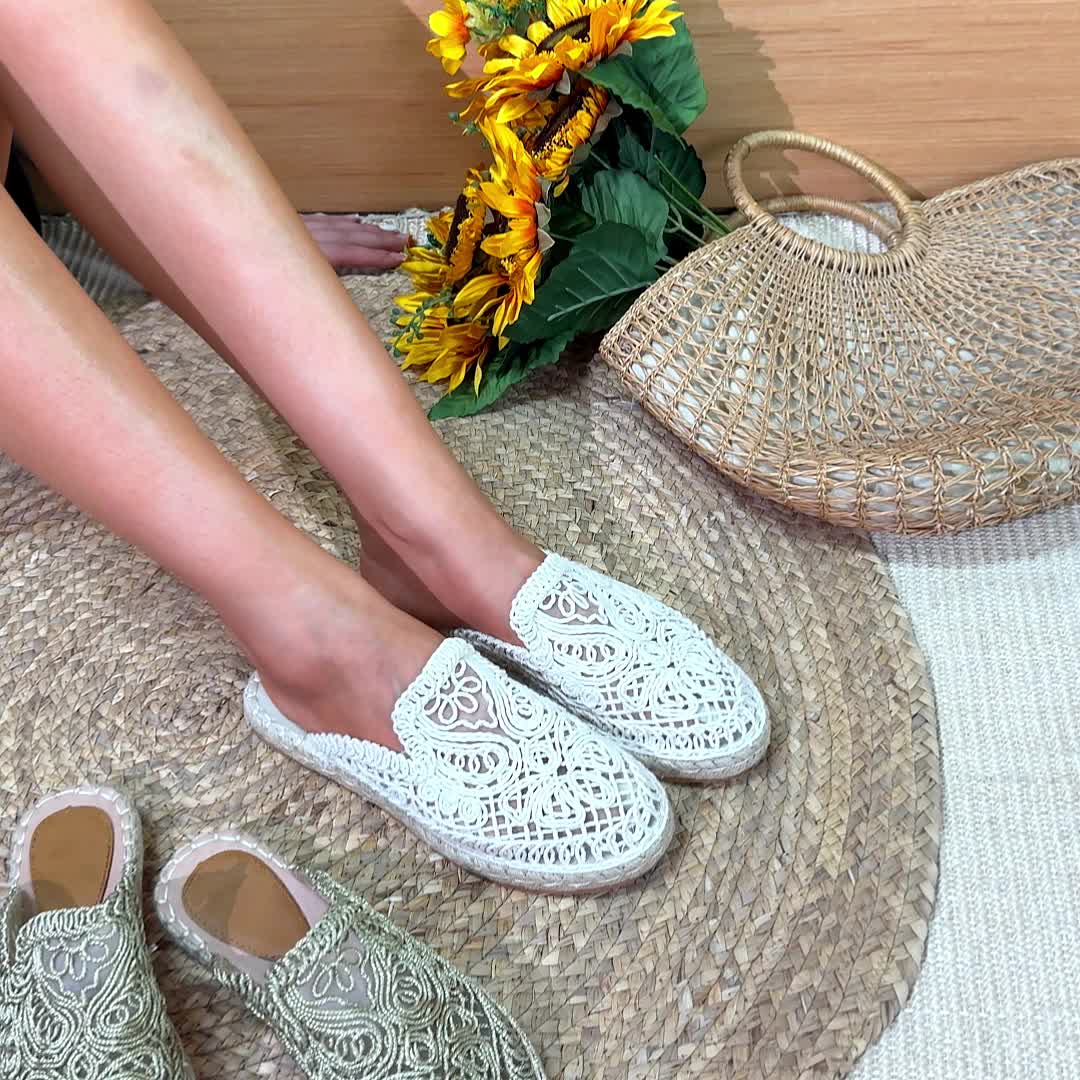 Mayra | Mules tejidas slip-On