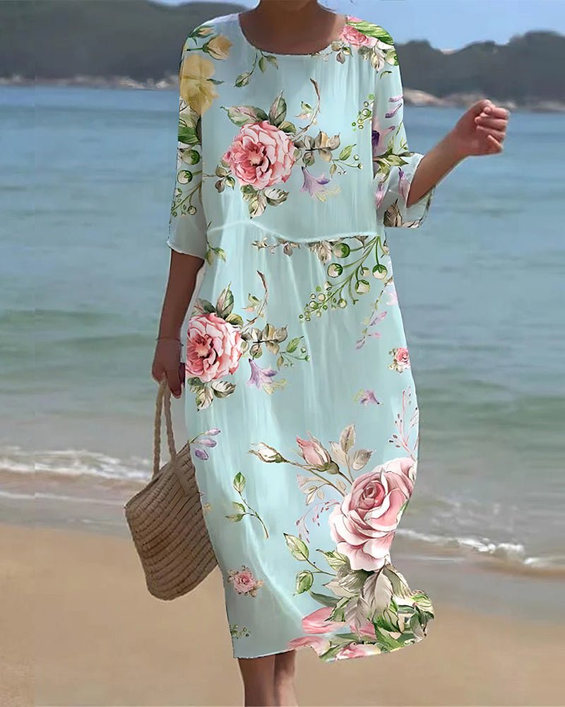 Licán | Vestido floral midi