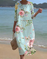 Licán | Vestido floral midi