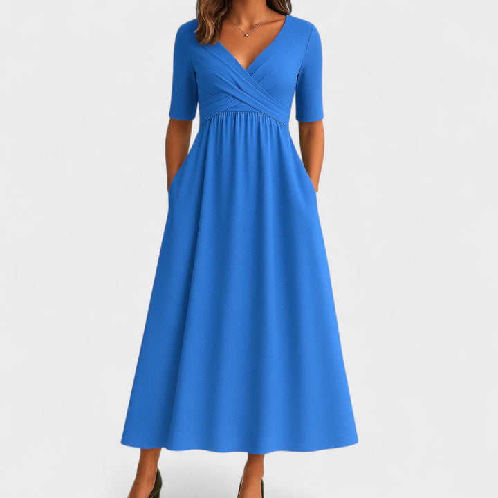 Teresita | Vestido midi plisado