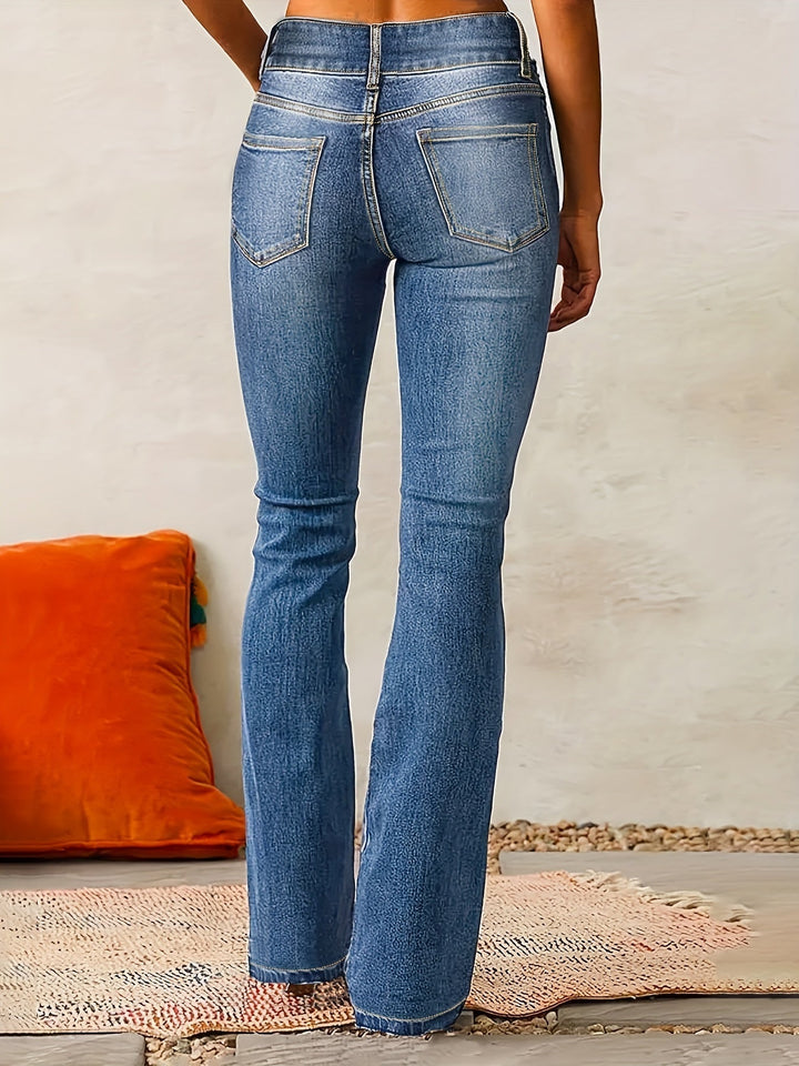 Maríangel | Jeans de tiro alto acampanados