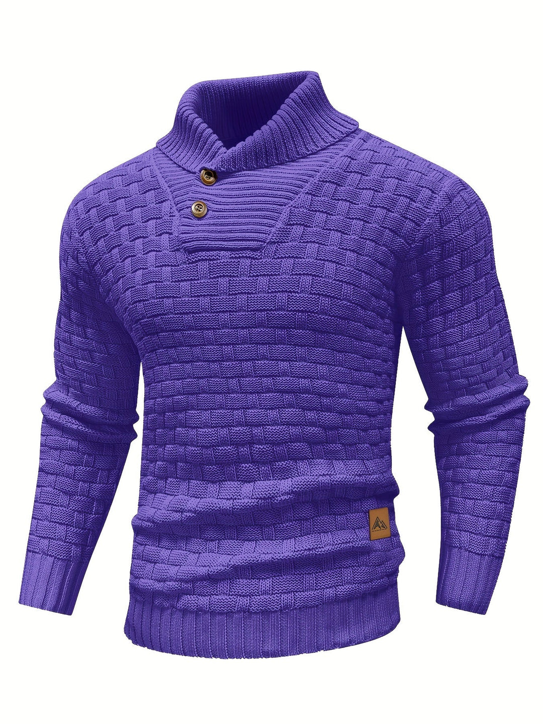 Tomás | Sweater de cuello chal texturado