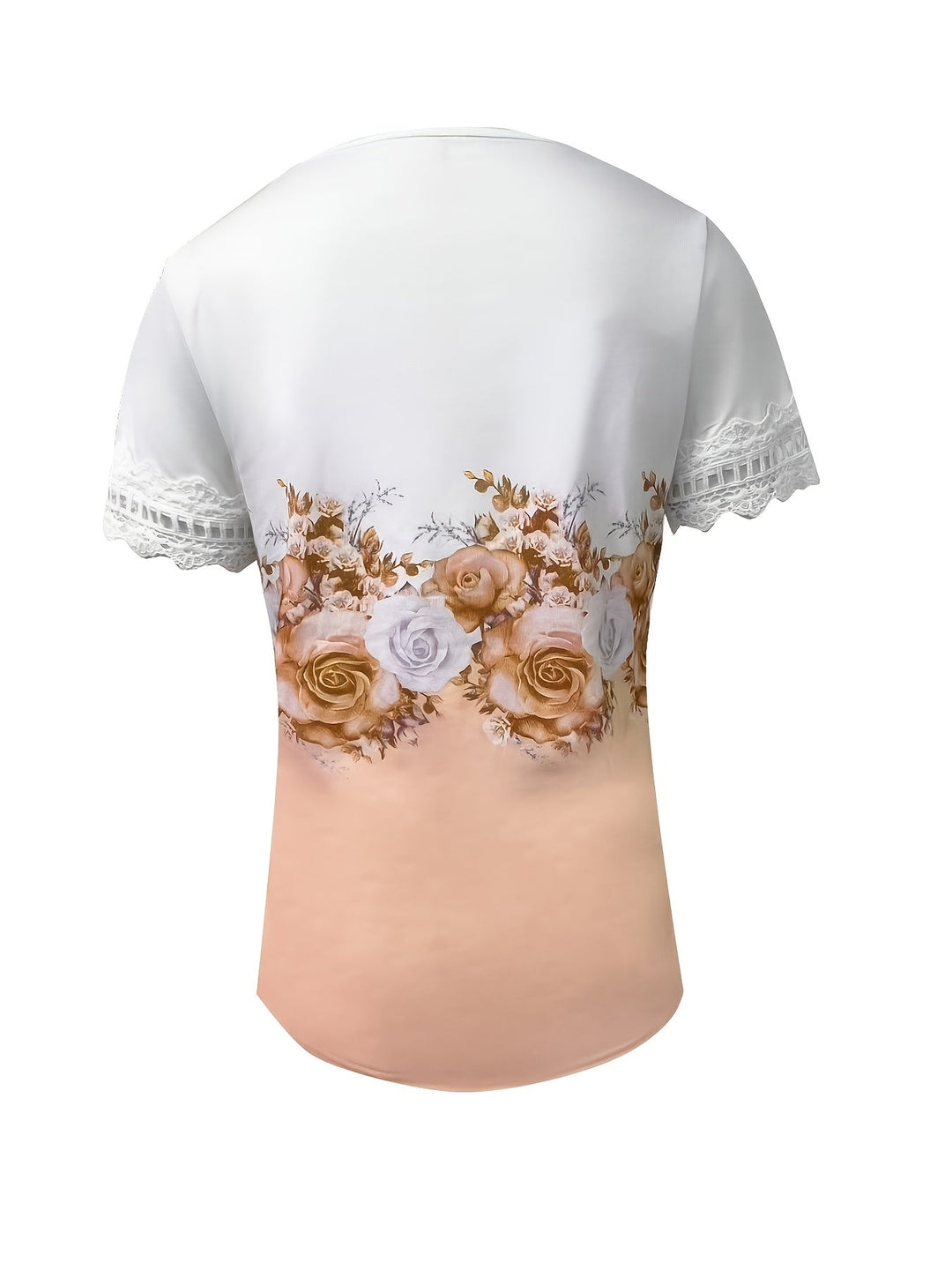 Yamileth | Top floral con encaje