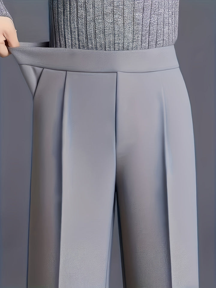 Saray | Pantalones de tiro alto y pierna ancha