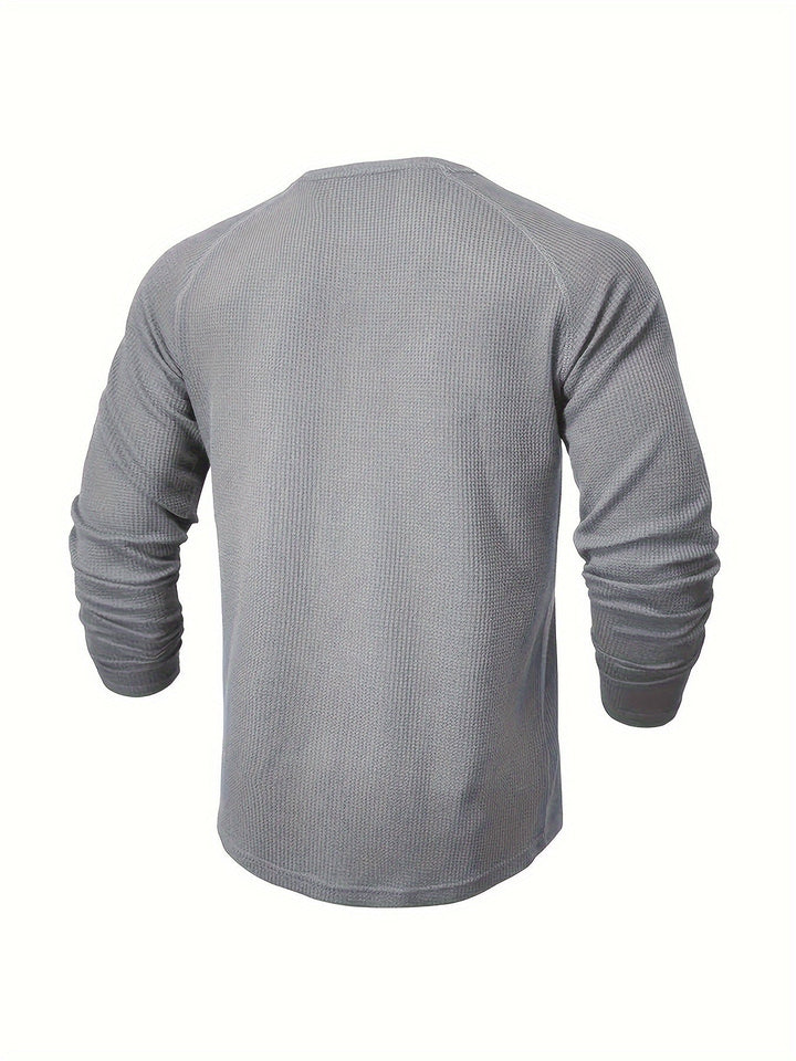René | Polera henley manga larga