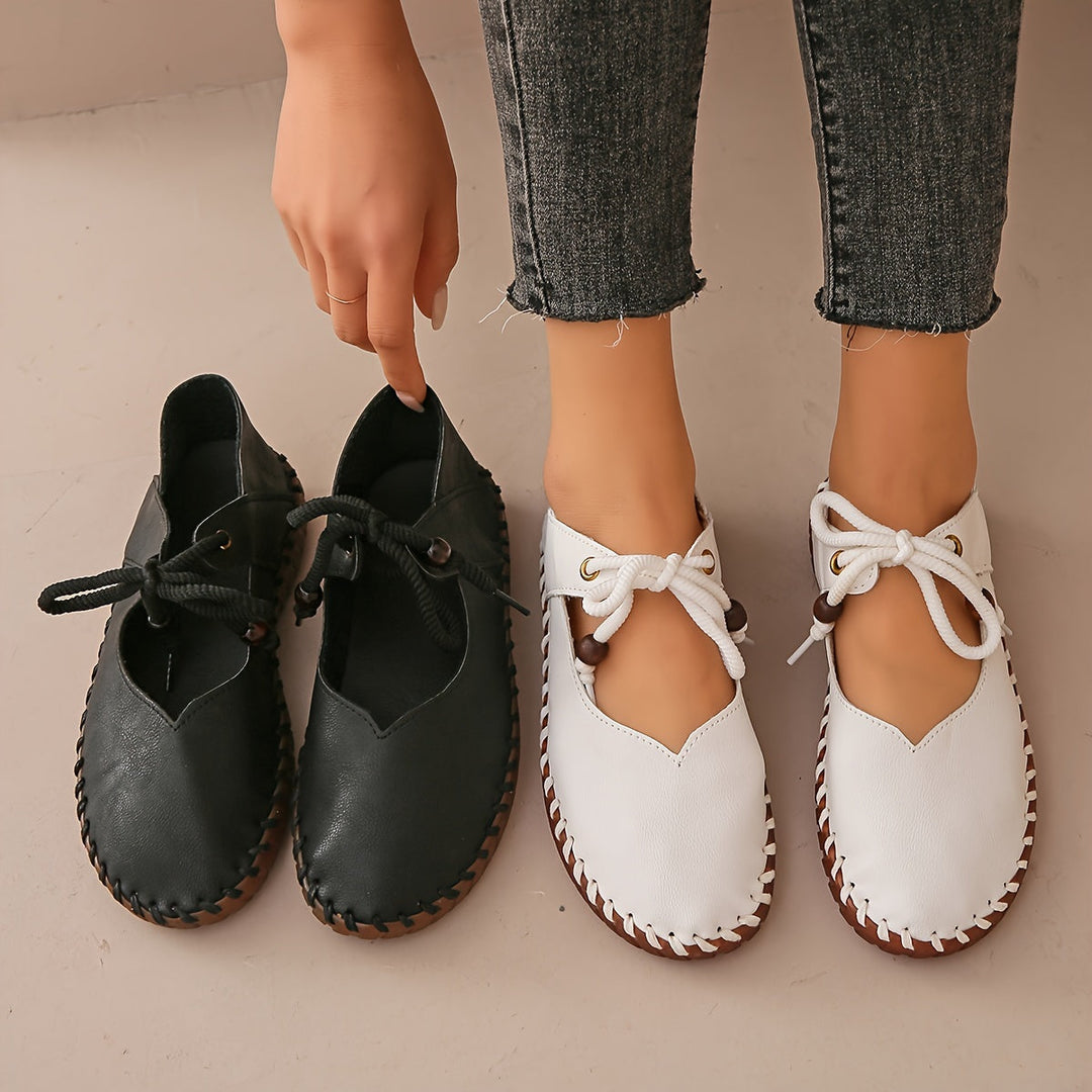 Mariela | Ballerinas artesanales con cordón