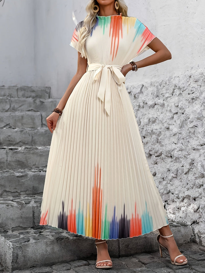 Nelly | Vestido largo plisado