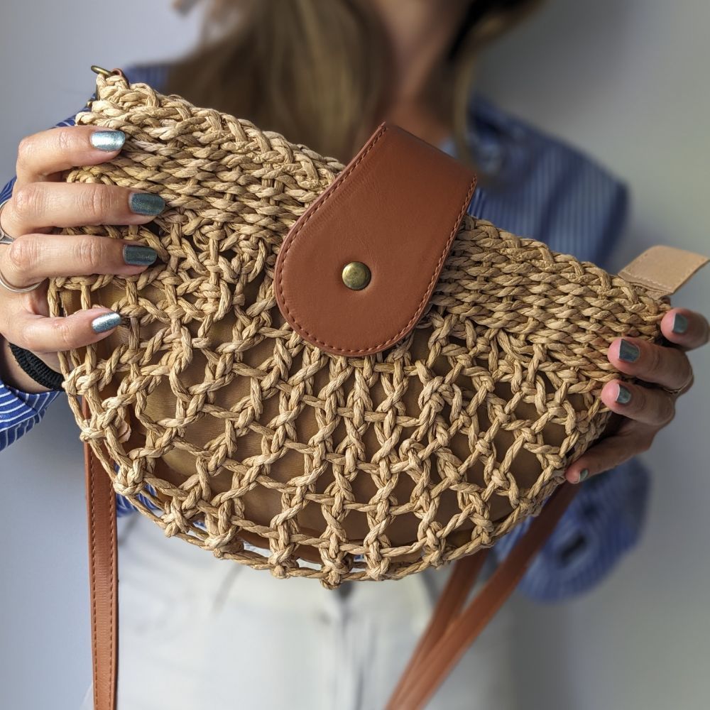 Maia | Bolso Bandolera de Paja