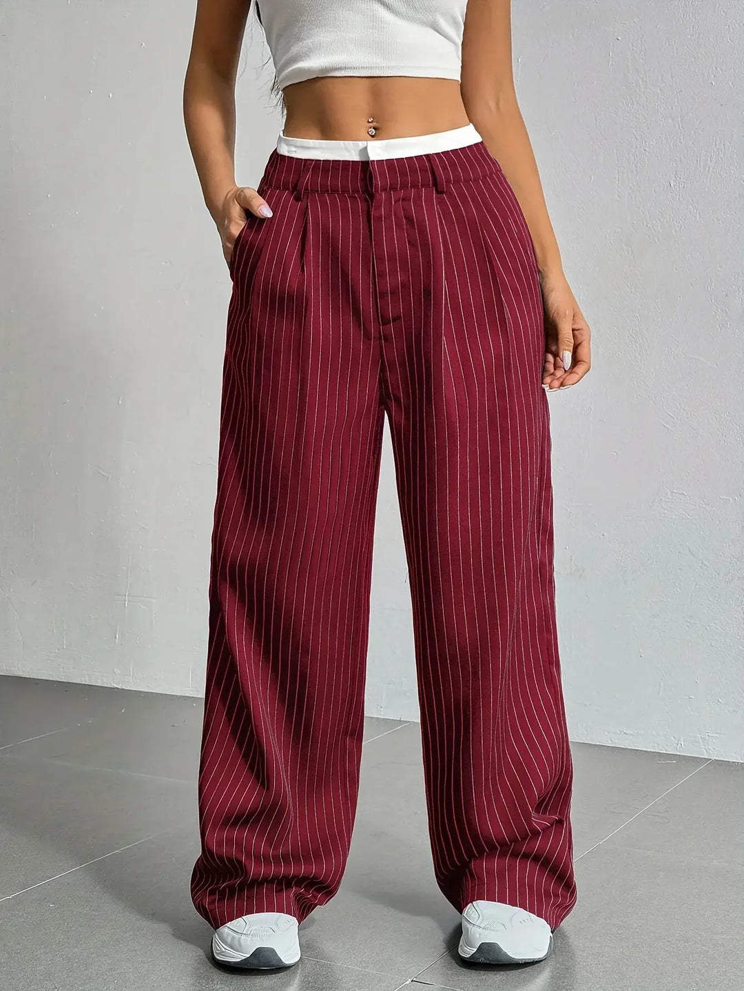 Katiuska | Pantalón ancho a rayas